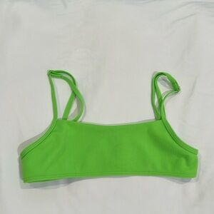 Ribbed bikini top, missing pads